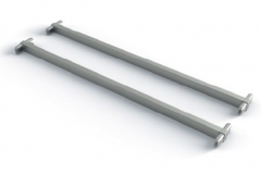 Connecting bars T, L=550, Metallic