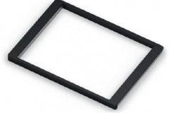 Pull-out Basket Frame, Series 460, L=607, Wood Dark/Met. 598x437х30 mm