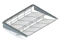 Pull-out Shoe Rack, Series 460, L=550, Metallic, 536x433x93 mm