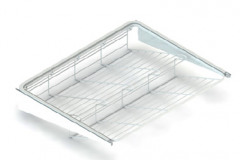 Pull-out Shoe Rack, Series 460, L=550, Metallic 536x433x93 mm