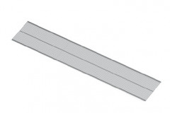 Wire Shelf, Series 360, L=1823, Metallic, 1823x305x14 mm
