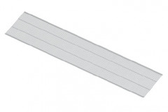 Wire Shelf, Series 460, L=1823, White, 1823x405x14 mm