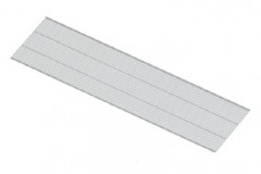 Wire Shelf, Series 540, L=1823, White, 1823x494x14 mm